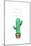 Cant Touch This Cactus-OnRei-Mounted Art Print