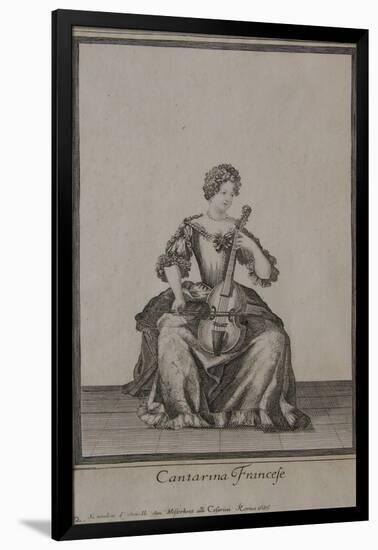 Cantarina Francese, Rome, 1686-Arnold van Westerhout-Framed Giclee Print