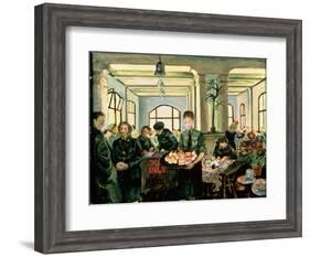 Canteen, Nijmegen, Holland, 1945-Molly Bobak-Framed Giclee Print