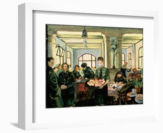 Canteen, Nijmegen, Holland, 1945-Molly Bobak-Framed Giclee Print