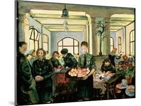 Canteen, Nijmegen, Holland, 1945-Molly Bobak-Mounted Giclee Print