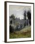 Canteleu Near Rouen-Jean-Baptiste-Camille Corot-Framed Giclee Print