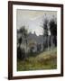 Canteleu Near Rouen-Jean-Baptiste-Camille Corot-Framed Giclee Print