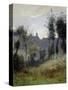 Canteleu Near Rouen-Jean-Baptiste-Camille Corot-Stretched Canvas