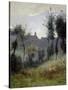 Canteleu Near Rouen-Jean-Baptiste-Camille Corot-Stretched Canvas