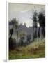 Canteleu Near Rouen-Jean-Baptiste-Camille Corot-Framed Giclee Print