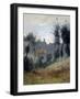 Canteleu près de Rouen-Jean-Baptiste-Camille Corot-Framed Giclee Print