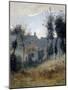 Canteleu près de Rouen-Jean-Baptiste-Camille Corot-Mounted Giclee Print