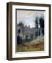 Canteleu près de Rouen-Jean-Baptiste-Camille Corot-Framed Giclee Print