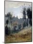 Canteleu près de Rouen-Jean-Baptiste-Camille Corot-Mounted Giclee Print