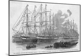 Canterbury Association Ships-null-Mounted Art Print
