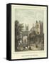 Canterbury Cathedral, East End-Hablot Knight Browne-Framed Stretched Canvas