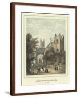 Canterbury Cathedral, East End-Hablot Knight Browne-Framed Giclee Print