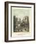 Canterbury Cathedral, East End-Hablot Knight Browne-Framed Giclee Print