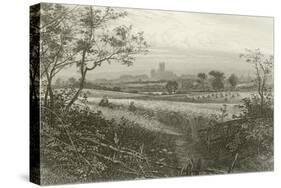 Canterbury Cathedral, from Harbledown-William Henry James Boot-Stretched Canvas