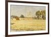 Canterbury Cathedral from the Meadows-Walter Crane-Framed Giclee Print