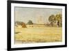 Canterbury Cathedral from the Meadows-Walter Crane-Framed Giclee Print