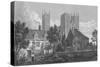 'Canterbury Cathedral. Kent', c1831-Henry Adlard-Stretched Canvas