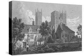 'Canterbury Cathedral. Kent', c1831-Henry Adlard-Stretched Canvas