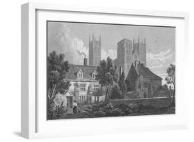 'Canterbury Cathedral. Kent', c1831-Henry Adlard-Framed Giclee Print