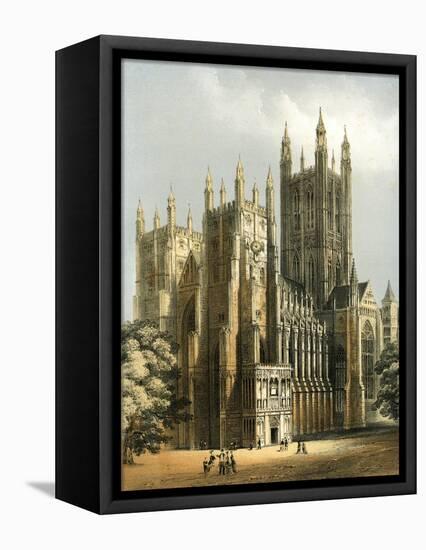 Canterbury Cathedral, Kent, C1870-WL Walton-Framed Stretched Canvas