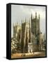 Canterbury Cathedral, Kent, C1870-WL Walton-Framed Stretched Canvas