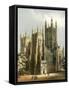 Canterbury Cathedral, Kent, C1870-WL Walton-Framed Stretched Canvas