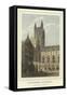 Canterbury Cathedral, View from the Cloisters-null-Framed Stretched Canvas