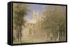 Canterbury Cathedral-Albert Goodwin-Framed Stretched Canvas