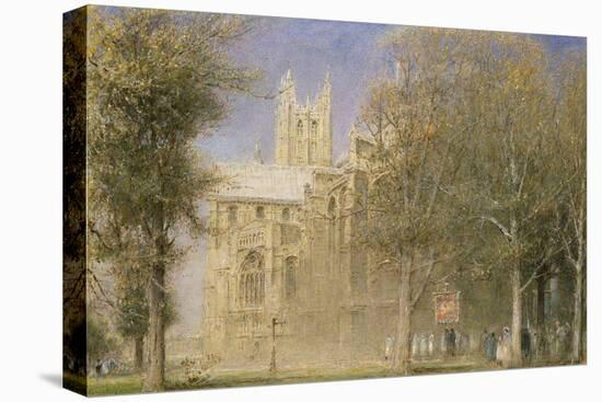 Canterbury Cathedral-Albert Goodwin-Stretched Canvas