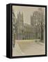 Canterbury Cathedral-Cecil Aldin-Framed Stretched Canvas