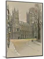 Canterbury Cathedral-Cecil Aldin-Mounted Giclee Print