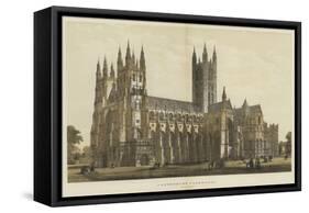 Canterbury Cathedral-Samuel Read-Framed Stretched Canvas