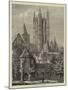 Canterbury Cathedral-Henry William Brewer-Mounted Giclee Print