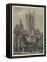 Canterbury Cathedral-Henry William Brewer-Framed Stretched Canvas