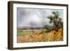 Canterbury from Sturry Wood, Kent, 1924-1926-A Montague Rivers-Framed Giclee Print