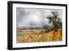 Canterbury from Sturry Wood, Kent, 1924-1926-A Montague Rivers-Framed Giclee Print