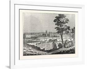 Canterbury from the Railway-null-Framed Giclee Print