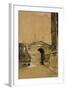 Canterbury Gate, Christ Church, Oxford-William Nicholson-Framed Giclee Print