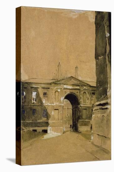 Canterbury Gate, Christ Church, Oxford-William Nicholson-Stretched Canvas