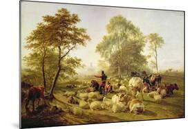 Canterbury Meadows, 1858-Thomas Sidney Cooper-Mounted Giclee Print