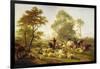 Canterbury Meadows, 1858-Thomas Sidney Cooper-Framed Giclee Print