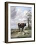 Canterbury Meadows, 19th Century-Thomas Sidney Cooper-Framed Giclee Print