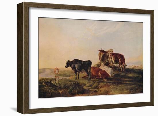 Canterbury Meadows, c1879-Thomas Sidney Cooper-Framed Giclee Print