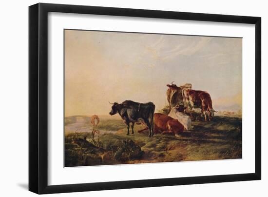 Canterbury Meadows, c1879-Thomas Sidney Cooper-Framed Giclee Print