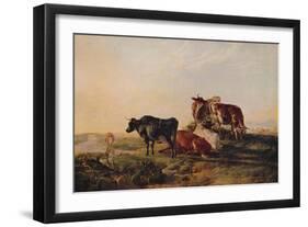 Canterbury Meadows, c1879-Thomas Sidney Cooper-Framed Giclee Print