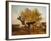 Canterbury Meadows, Evening-Thomas Sidney Cooper-Framed Giclee Print