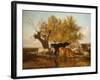 Canterbury Meadows, Evening-Thomas Sidney Cooper-Framed Giclee Print