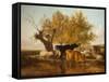 Canterbury Meadows, Evening-Thomas Sidney Cooper-Framed Stretched Canvas