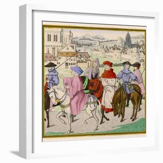 Canterbury Pilgrims-null-Framed Photographic Print